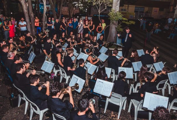 Banda Lira marca presença na Festa da Padroeira em Itapira