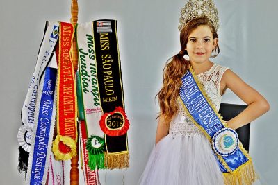 Garota de Cosmópolis é Miss Brasil Universo Mirim 2019 e se prepara para representar o Brasil no Miss Universo no Peru em novembro