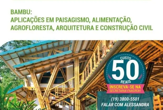 Cursos na faculdade de Agronegócios de Holambra- FAAGROH para o dia 28 de setembro