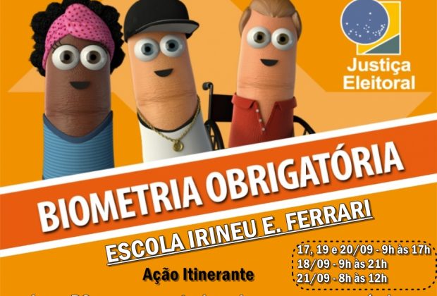 Posto Eleitoral de Jaguariúna convoca eleitores para cadastramento da biometria