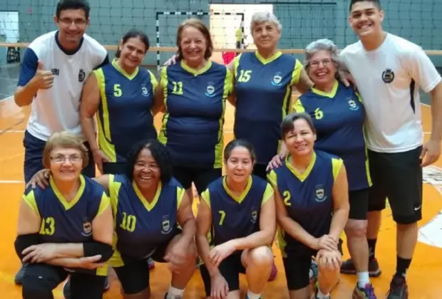 FINAL DA COPA JAGUARIÚNA DE VOLEI ADAPTADO 60 ANOS FEMININO ACONTECE NESTA SEXTA-FEIRA