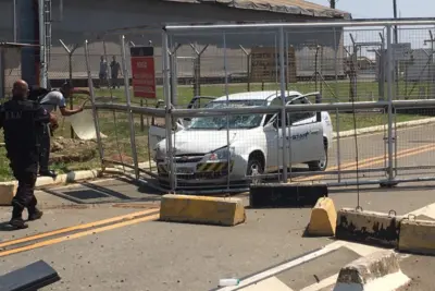 Assalto na empresa Brink’s, no aeroporto de Viracopos, em Campinas, parou o terminal, levou pânico e deixou dois seguranças feridos