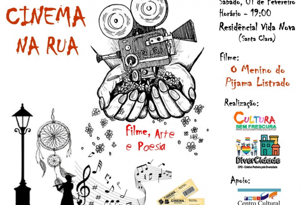 OR – Projeto Cinema na Rua será realizado no Residencial Vila Nova em Pedreira