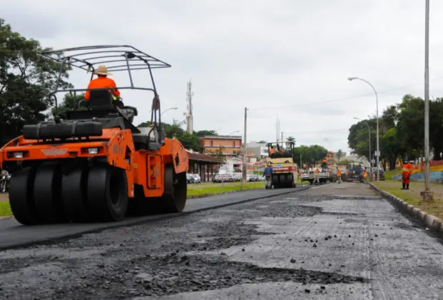 Recapeamento da Avenida dos Trabalhadores avança no sentido bairro