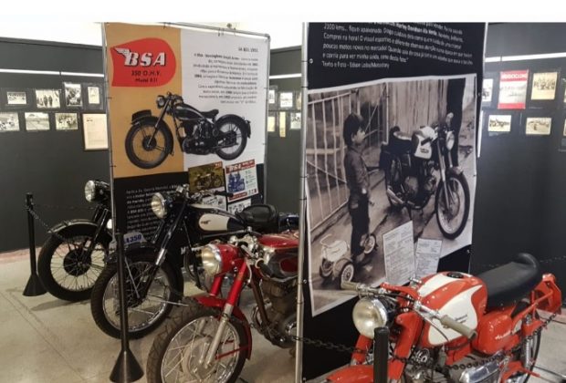 Mostra retrata os 120 anos do motociclismo no Brasil em Socorro/SP