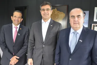 OR – Prefeito Hamilton Bernardes esteve reunido com o deputado Edmir Chedid e o vice-governador Rodrigo Garcia
