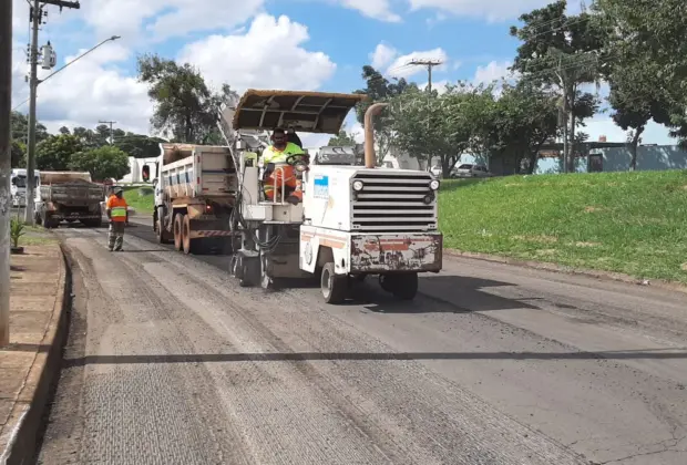 Iniciado o recape da Avenida dos Trabalhadores em Mogi Guaçu