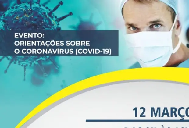 SAÚDE DE JAGUARIÚNA PROMOVE EVENTO PARA ORIENTAR SOBRE O CORONAVÍRUS NESTA QUINTA-FEIRA