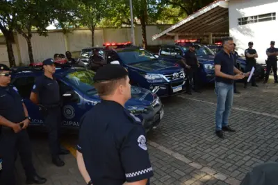 Polícia Municipal recebe novas viaturas da Prefeitura de Jaguariúna