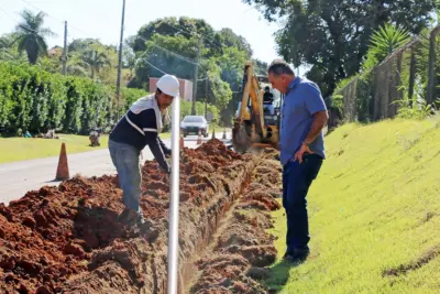 Ampliação de rede leva água encanada ao Pinhalzinho ainda esse mês em Holambra