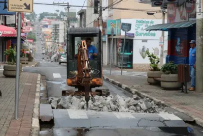 Faixas elevadas da Rua José Bonifácio de Itapira serão refeitas para atender resolução do Contran