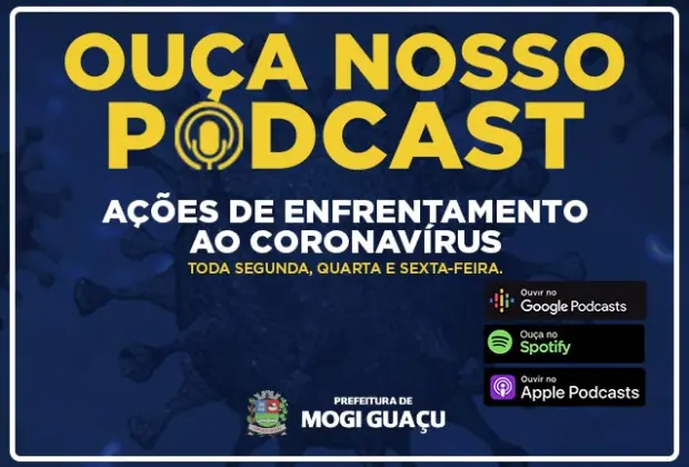 Conteúdo sobre coronavírus está disponível em formato podcast