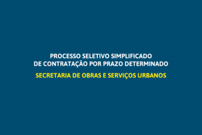 A Prefeitura de Jaguariúna abre processo seletivo para contratar servidores para obras e serviços urbanos