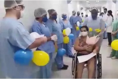Mulher de 37 anos recebe alta após 13 dias internada no Hospital São Francisco de Mogi Guaçu