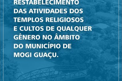 DECRETO AUTORIZA O FUNCIONAMENTO, COM RESTRIÇÕES, DAS ATIVIDADES RELIGIOSAS