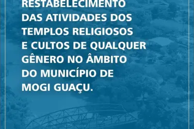 DECRETO AUTORIZA O FUNCIONAMENTO, COM RESTRIÇÕES, DAS ATIVIDADES RELIGIOSAS