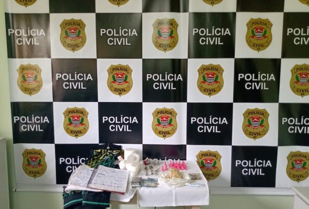 Policia Civil e Guardas Municipais prendem indivíduo com grande quantidade de entorpecentes em Santo Antônio de Posse
