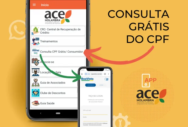 Consumidor pode consultar CPF em aplicativo da ACE