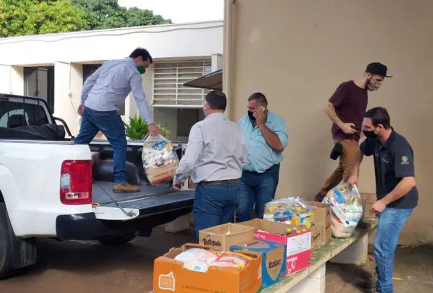 CERCA VIVA AGRO COMERCIAL FAZ DOAÇÃO DE CESTAS BÁSICAS PARA A SECRETARIA DE PROMOÇÃO SOCIAL