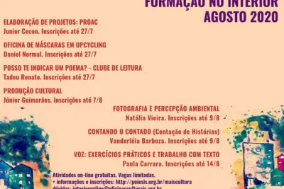 OFICINAS CULTURAIS – PROGRAMA DE FORMAÇÃO PARA O INTERIOR DE SÃO PAULO