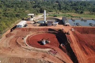 SAMAE AVANÇA NA CONSTRUÇÃO DO SEGUNDO MÓDULO ETE DA AVENIDA BRASIL