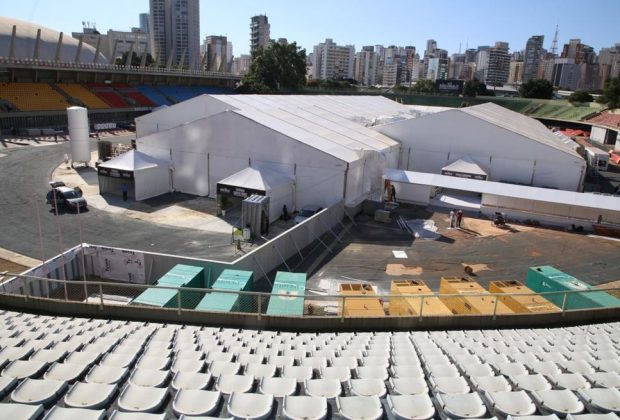 Hospital de campanha do Ibirapuera passa a receber pacientes de Campinas
