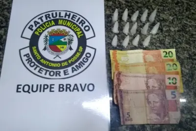 Policia Municipal de Posse prende jovem por tráfico