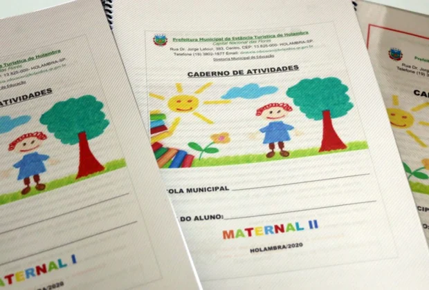 Educação entrega novas apostilas para estudantes da rede municipal nesta segunda-feira