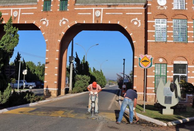 Obras na região do Portal Turístico provocam alteração no trânsito dês de dia 10 de julho em Holambra