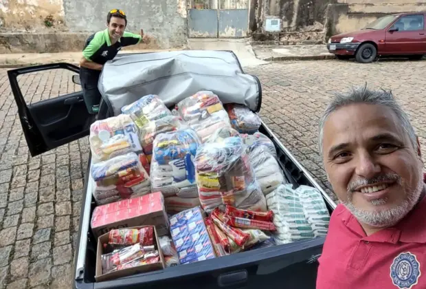 Unifeob e Lucas Bassi entregam 800 kg de doações para duas entidades assistenciais