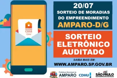 CDHU realiza o sorteio de moradias populares de Amparo