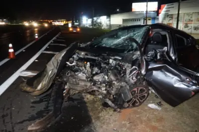 Acidente com vítima fatal na Rodovia SP-340