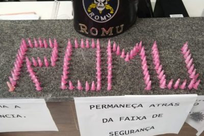 ROMU de Mogi Guaçu prende homem com 108 pinos de cocaína
