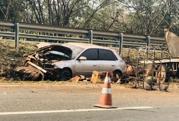 Acidente faz vítima fatal na rodovia SP-332 na altura de Cosmópolis