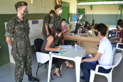 Exército realiza Seleção Geral dos Alistados para o Tiro de Guerra de Pedreira