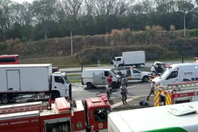 Grave acidente na SP – 340 deixa família de Santo Antônio de Posse ferida