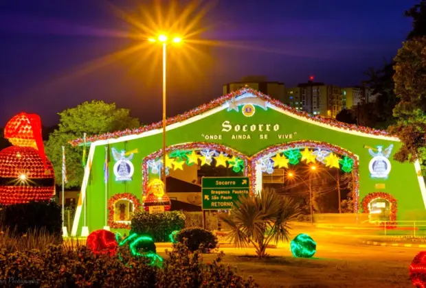 Socorro Luzes de Natal – Estância Hidromineral de Socorro será decorada com mais de 1 milhão de luzes e material reciclado