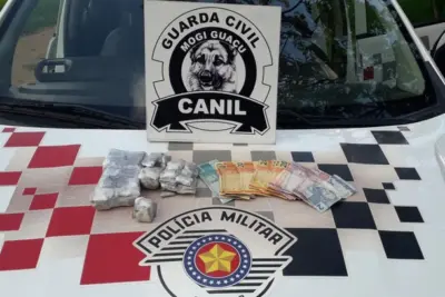 GCM e PM apreendem quase meio quilo de maconha na Zona Leste