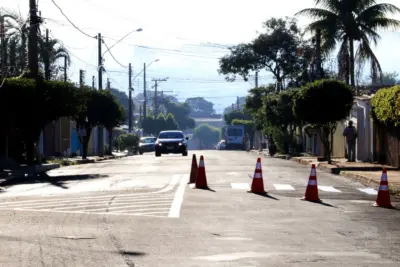 Jardim Longatto recebe melhorias de trânsito