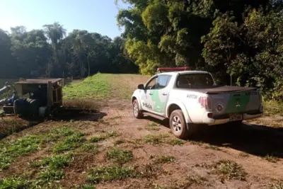 Polícia Ambiental multa infrator em R$ 10 mil por destruir área protegida