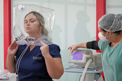 Saúde recebe capacetes de alto fluxo de oxigênio para tratamento de pacientes com Covid-19 em Mogi Guaçu