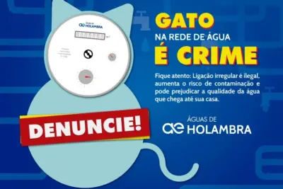 Águas de Holambra alerta para fraudes em ligações de água