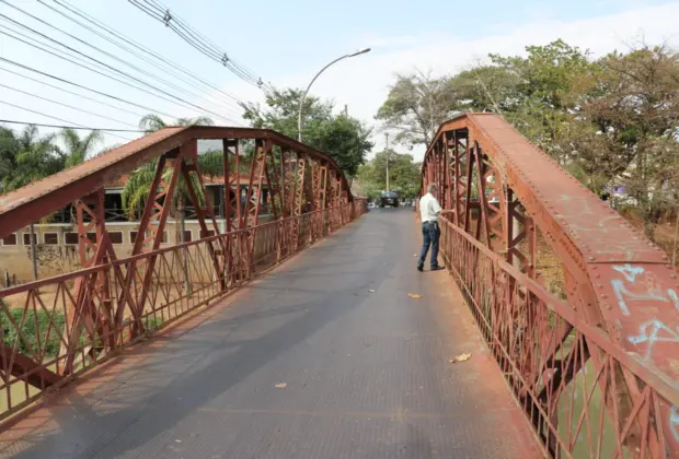 Ponte de pedestres será revitalizada sem custo ao município