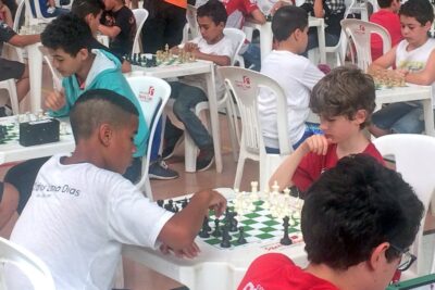 Esporte realiza neste sábado Campeonato de Xadrez Relâmpago no Boulevard Rio