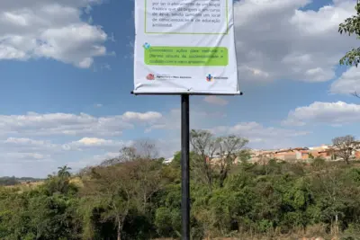 NASCENTE DE MOGI MIRIM É SINALIZADA COM FOCO NA PRESERVAÇÃO AMBIENTAL