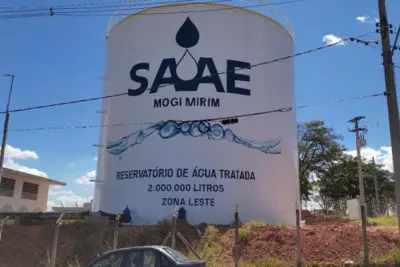 Zona Leste de Mogi Mirim ganha reforço no abastecimento com novo reservatório de água