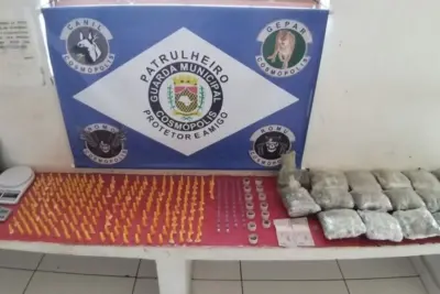 Polícia Municipal apreende drogas no Cidade Alta