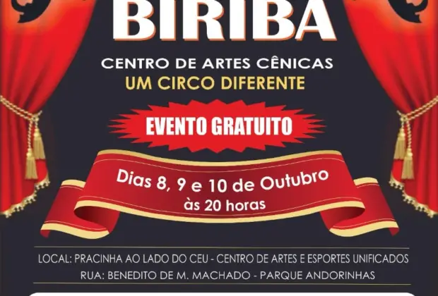 Circo Teatro Biriba em Cosmópolis