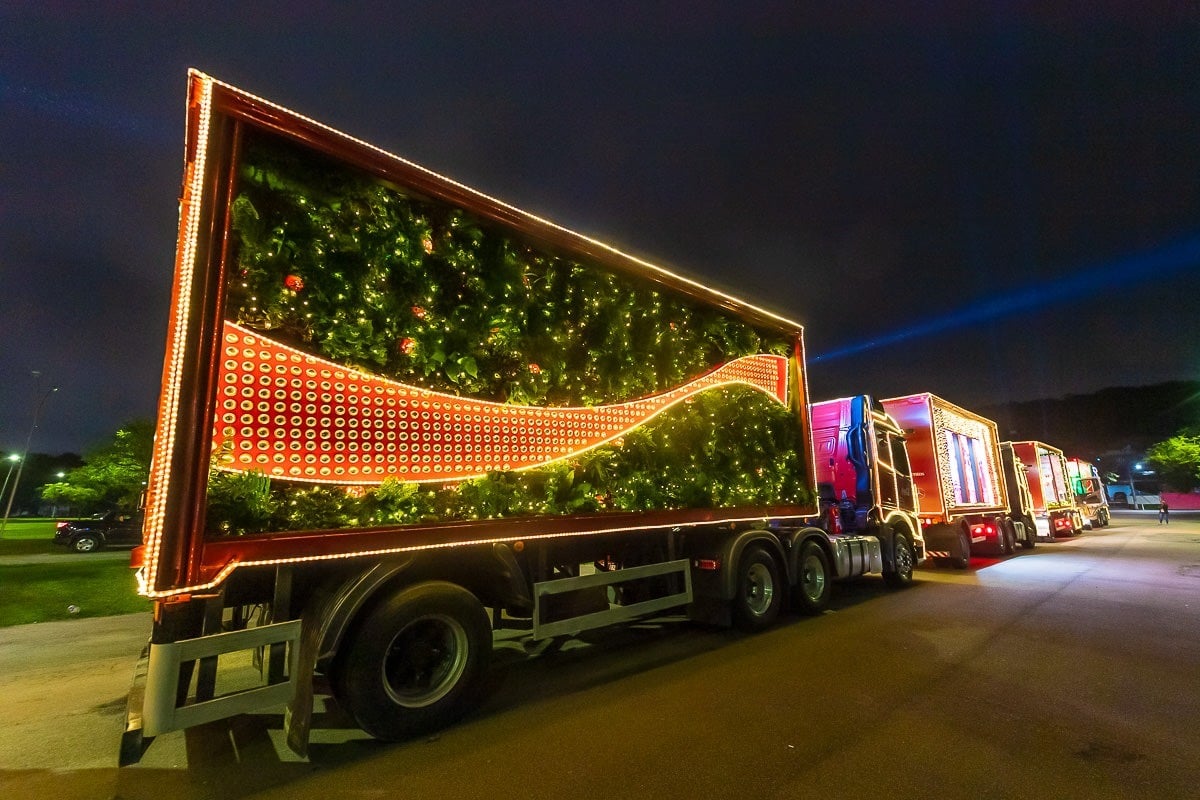 Cosmópolis recebe a Caravana Iluminada de Natal da Coca-Cola ‹ O Regional