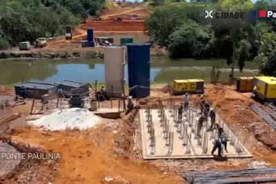 Homem morre e outro se fere em explosão na obra da nova ponte em Paulínia